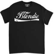 Blondie - Logo - Heavy Cotton T-Shirt - Large Black