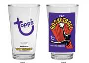 Toon Tumblers - 1972 Topps Basketball Trading Card Pack Art Pint Glass