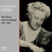 Decca Solo Recordings, 1941-1945 , Kathleen Long