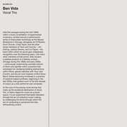 Vocal Trio , Ben Vida