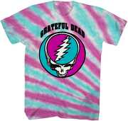 Grateful Dead - Steal Your Face Tie-Dye T-Shirt - Large Tie-Dye 21GFD121A3