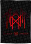 Rocksax - Sleep Token - Red Logo - Sherpa Fleece Throw (50 in x 60 in)