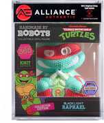 Teenage Mutant Ninja Turtles (TMNT) - Raphael Blacklight Limited Edition Vinyl Figure – Handmade by Robots - Alliance Authentic Encapsulated