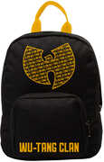 Rocksax - Wu-Tang Clan - Logo Repeat - Mini Backpack (Black)