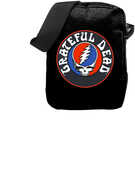 Rocksax - Grateful Dead - Logo - Crossbody Bag with Stash Pockets (Black) 