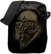 Rocksax - Black Sabbath - Never Say Die Tour Logo - Crossbody Bag with Stash Pockets (Black) 