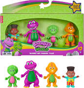 Fisher Price - Barney's World: Barney Hey Friends Figure 4-Pack