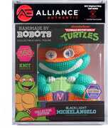 Teenage Mutant Ninja Turtles (TMNT) - Michelangelo Blacklight Limited Edition Vinyl Figure – Handmade by Robots - Alliance Authentic Encapsulated