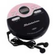 Studebaker SB3703PB Joggable Personal CD Player - FM - Bass Boost (Pink/ Black) 
