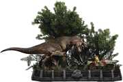 Iron Studios - Jurassic Park - Demi Art Scale 1/ 20 - T-Rex Chase Statue 