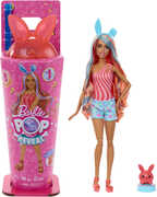 Mattel - Barbie Pop Reveal Shakes Series, Scented Bright Bunny Fashion Doll & Pet with Accessories