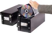 Snap-N-Store - CD Storage Box 2-Pack - Black SNS01617-AMZ 