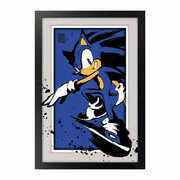 Sonic - Sonic Splatter 11x17 Framed Faux Matted