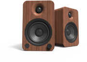 Kanto YU4WALNUT Bluetooth Powered Speakers - 140 Watts - Phono Preamp (Walnut)