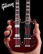 Axe Heaven Gibson SG EDS-1275 Doubleneck Cherry Mini Guitar Replica Collectible GG-223