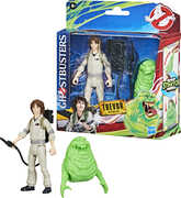 Hasbro Collectibles - Ghostbusters - Fright Features - Trevor Spengler Action Figure with Slimer Ghost 