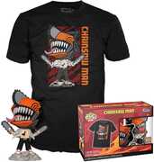 FUNKO POP! & Tee: Chainsaw Man Leaping, 2XL