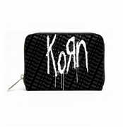 Rocksax - Korn - Freak Logo - Bi-Fold Zipped Wallet/ Purse (Black)