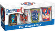 Grateful Dead Tour Drinking Glass Set American, Beacon, Barton, Winterland 4-Pck/ 16oz