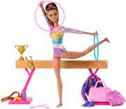 Barbie You Can Be Anything Gymnastics Playset with Brunette Doll