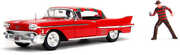 Jada Toys - 1:24 1958 Cadillac Series 62 - Nightmare On Elm Street - Freddy Krueger Figure 