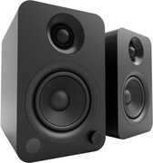 Kanto YU Bluetooth Wireless 140 Watt Powered Bookshelf Speakers - Pair (Black) 