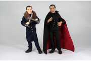 Mego Horror Hammer Dracula and Van Helsing Collectible Action Figure 2 Pack with Collectible Coin 