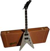Axe Heaven Gibson Dave Mustaine Flying V EXP Silver Metallic Mini Guitar GG-524