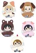 K-ON! - Fluffy Rain Series - Plushie Keychain 5pc Blind Box PDQ 