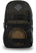 Rocksax - Bring Me The Horizon - Sempiternal Logo - Skate Bag with Deck Straps & Laptop Sleeve (Black/ Gold) 