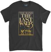 The Band - Last Waltz Gold Logo - Heavy Cotton T-Shirt - 2XL Black