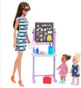 Barbie I Love School Back to School Classroom Playset with 3 Dolls 