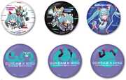 Shokugan - Gundam - Can Badge - Gundam x Miku Memorial Can Badge Set 