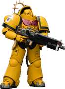 Warhammer 40K: Space Marine - Imperial Fists: Heavy Intercessor with Heavy Bolt Rifle & Bolt Pistol Game Edition 1/ 18 Action Figure
