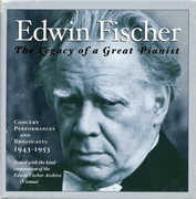 Concert Performances & Broadca , Edwin Fischer