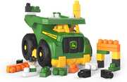 MEGA BLOKS - First Builders John Deere: Large Dump Truck, 25 Piece Toddler Buiding Toy & Storage