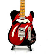 The Mini Axe - Rolling Stones - Tongue and Lips - Mini Guitar Replica Collectible 