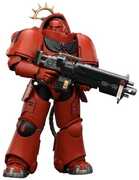 Warhammer 40K: Space Marine - Blood Angels: Heavy Intercessor with Heavy Bolt Rifle & Bolt Pistol Game Edition 1/ 18 Action Figure