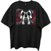 Deftones - Skull & Roses - Giant Vintage T-Shirt - Small Limo Black