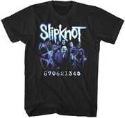 Slipknot - Band Member Numbers T-Shirt - Medium Black 1509238804