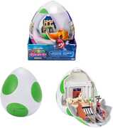 Super Mario Galaxy Movie - Yoshi Egg Playset with 1.5" Yoshi & Exclusive Fire Mario Figures 