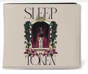 Rocksax - Sleep Token - Statue Logo - Wallet With Coin Pocket (Cream) 