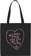 Olivia Rodrigo - Pretty Sad So In Love - Indie Store Exclusive - Mini Fashion Tote Black 