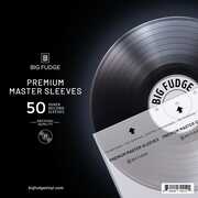 Big Fudge BFPIS12x50US 12-inch Vinyl LP Record Premium Master Inner Sleeves 50 Pack Clear