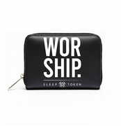 Rocksax - Sleep Token - Worship - Bi-Fold Zipped Wallet/ Purse (Black) 