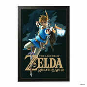 The Legend of Zelda: Breath of the Wild - Link with Bow - 11x17 Framed Gel Coat