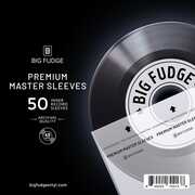 Big Fudge BFPIS7x50US 7 Inch 45RPM Vinyl Record Premium Master Inner Sleeves  50 Pack Clear 