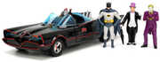 Jada Toys - 1:24 Batman - Hollywood Rides - Deluxe 1966 Batmobile with 3 Figures: Batman, Joker, Penguin 