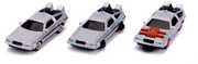 Back to the Future - Nano Hollywood Rides - Die-Cast Time Machine 3-Pack