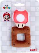 Super Mario - Baby 6" Plush Mushroom with Rattle for Infants